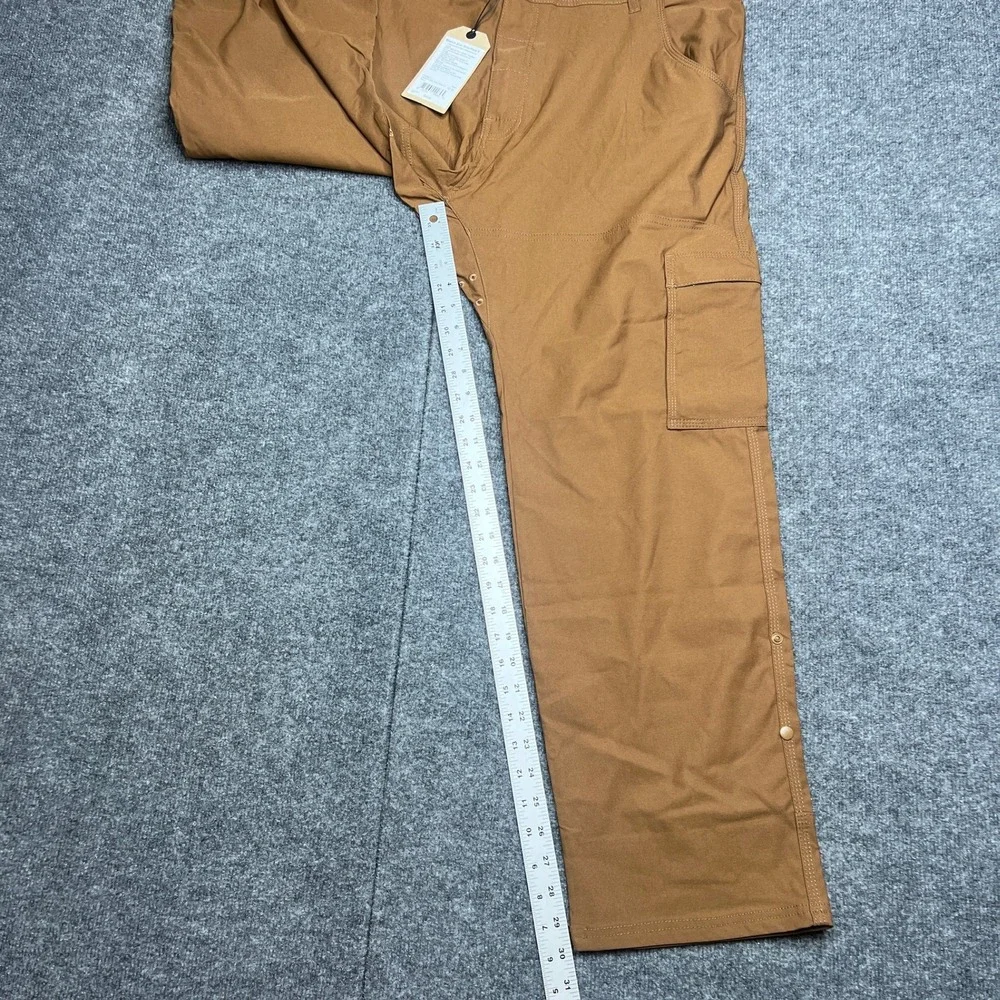 NWT PrAna Mens 42x30 Stretch Zion Slim Pant II Sepia Brown Cargo Hiking Pants‎